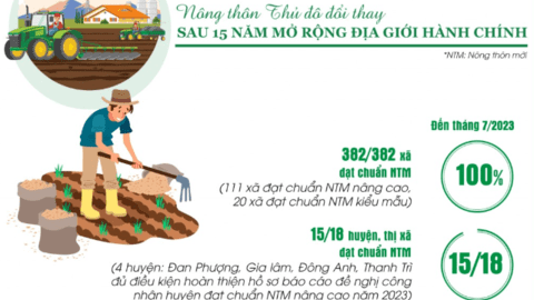 Nông thôn Thủ đô đổi thay sau 15 năm mở rộng địa giới hành chính