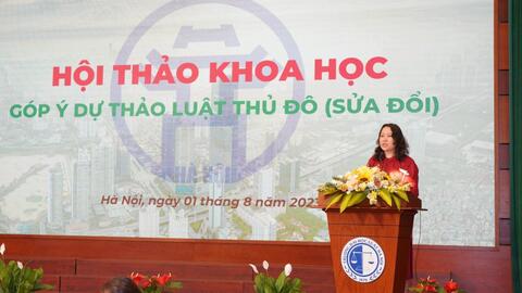 Hoàn thiện pháp luật về tổ chức và hoạt động của chính quyền đô thị tại Luật Thủ đô (sửa đổi)