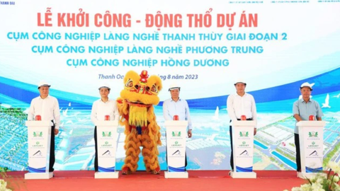 Bí thư Hà Nội dự khởi công 3 cụm công nghiệp tại Thanh Oai