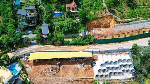 Rừng Sóc Sơn nghi bị đốt khi lực lượng chức năng cưỡng chế vi phạm