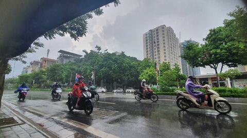 Mưa lớn tại một số địa phương miền Bắc