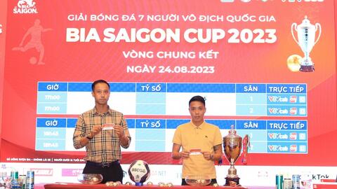 8 đội bóng tranh tài tại VCK Giải bóng đá 7 người vô địch quốc gia Bia Saigon Cup 2023
