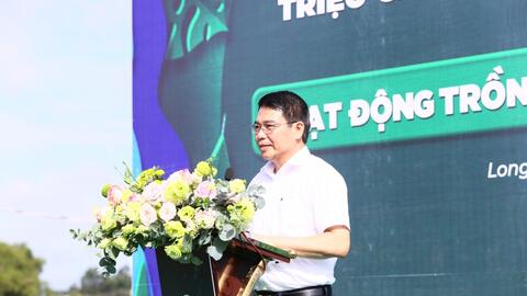 Long An tích cực hưởng ứng hoạt động trồng 6.000 cây xanh đô thị