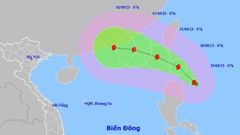Bão Sao La sắp vào Biển Đông, cường độ rất mạnh
