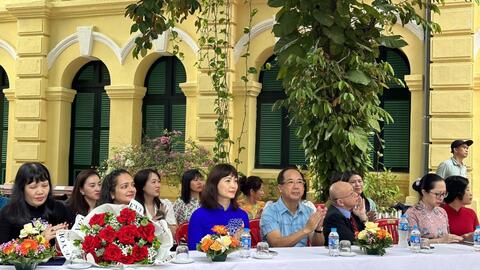 Ấn tượng lễ khai giảng năm học 2023 - 2024 tại trường THPT Việt Đức