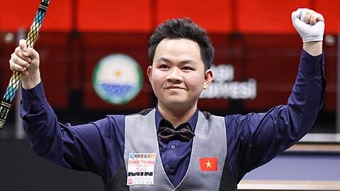 Cơ thủ Bao Phương Vinh vô địch  Giải Billiards carom 3 băng thế giới