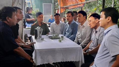 Hải Phòng: Thăm hỏi gia đình nạn nhân tử vong trong vụ cháy chung cư mini