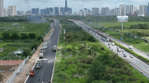 Thông xe đường song hành cao tốc TP Hồ Chí Minh - Long Thành - Dầu Giây