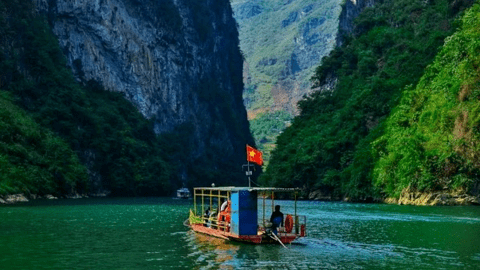 Khôi phục tàu chở khách du lịch trên sông Nho Quế từ 7h sáng nay