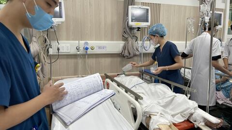 Nhiều bệnh nhân vụ cháy chung cư mini được xuất viện