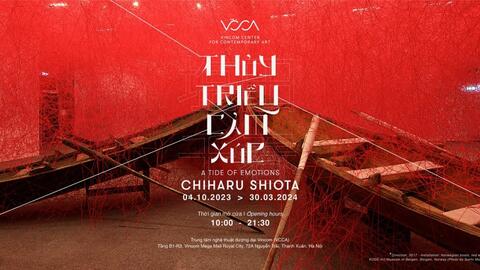Mở cửa triển lãm sắp đặt "Thủy triều cảm xúc" của nghệ sĩ Chiharu Shiota tại Việt Nam