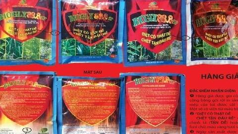 Khởi tố đối tượng sản xuất, buôn bán thuốc bảo vệ thực vật giả ở Bắc Giang