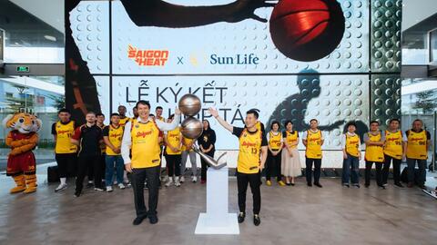 Sun Life Việt Nam trở thành đối tác bảo hiểm nhân thọ chính thức của Saigon Heat