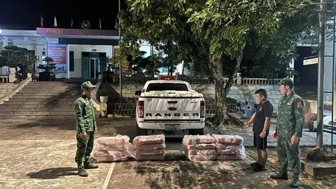 Quảng Ninh: Bắt giữ đối tượng vận chuyển trái phép 400kg nầm lợn không rõ nguồn gốc
