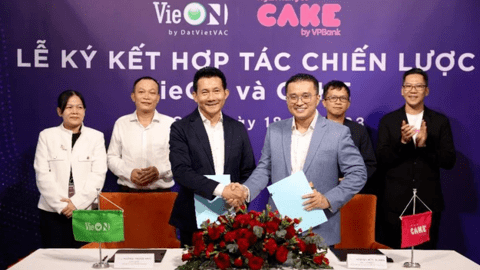 Ngân hàng số Cake và Ứng dụng giải trí VieON hợp tác chiến lược