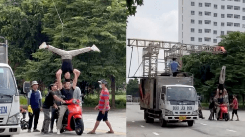 Vụ chồng đầu đi xe máy: Công an đã làm việc với nghệ sĩ Quốc Cơ