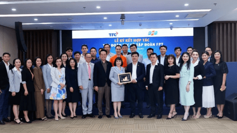 Lễ ký kết hợp tác giữa Tập đoàn TTC và Tập đoàn FPT
