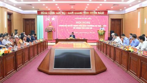 Đồng chí Mai Trọng Thái làm Phó Bí thư quận ủy Nam Từ Liêm