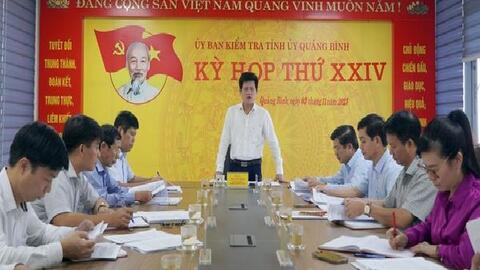 Kỷ luật, xem xét trách nhiệm nhiều cán bộ, đảng viên ở Quảng Bình