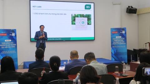 Vật liệu xây dựng thực hành ESG để phát triển bền vững