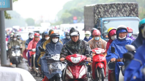 Miền Bắc đón mưa lớn cục bộ