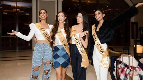 Đoàn Thu Thủy thể hiện hoàn hảo mọi phần thi tại Miss Global