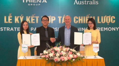 Tập đoàn Thiên Á ký kết phân phối cá vược từ Australis Việt Nam