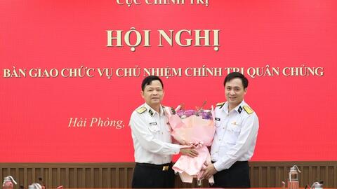 Quân ủy Trung ương - Bộ Quốc phòng bổ nhiệm Đại tá Vũ Anh Tuấn làm Chủ nhiệm Chính trị Hải quân