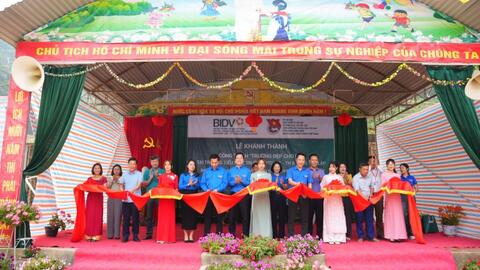 Khánh thành lớp học và Nhà Đại đoàn kết tại Điện Biên năm 2024