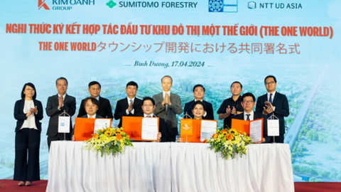 Một doanh nghiệp BĐS phía Nam cùng 4 tập đoàn lớn của Nhật Bản làm KĐT hơn 1 tỷ USD, quy mô gần 50 ha ở Bình Dương