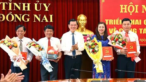 Bổ nhiệm Thư ký Bí thư Tỉnh ủy, Phó Chánh Văn phòng Tỉnh ủy; nữ Chủ tịch HĐTV,...