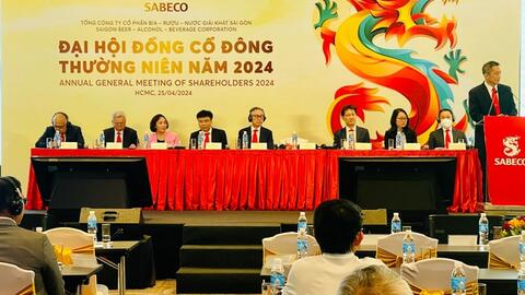 ĐHĐCĐ Sabeco (SAB): Năm 2024 trình kế hoạch lợi nhuận 4.580 tỷ đồng, người Thái dự “bỏ túi” thêm 2.400 tỷ cổ tức