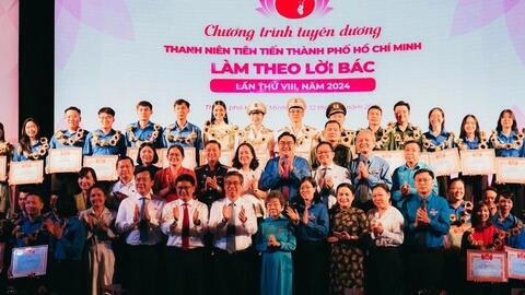 TP HCM tuyên dương 263 thanh niên tiên tiến làm theo lời Bác