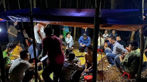 Triệt phá sới bạc hoạt động tinh vi tại rừng tràm