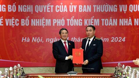 Bổ nhiệm ông Trần Minh Khương giữ chức Phó Tổng Kiểm toán nhà nước