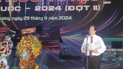 Khai mạc Liên hoan ca, múa, nhạc toàn quốc năm 2024 đợt 2