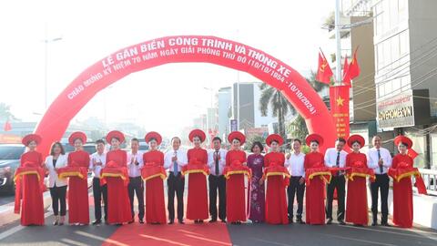 Chính thức thông xe 2 dự án giao thông tại quận Tây Hồ
