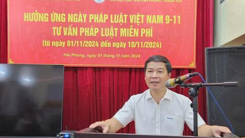 Hải Phòng: Khai mạc 10 ngày tư vấn pháp luật miễn phí cho người dân