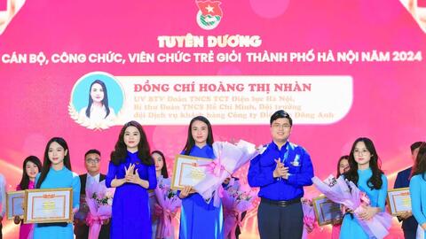 24 cán bộ trẻ giỏi Thủ đô được tuyên dương