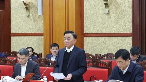 Thường trực Ban Bí thư Trần Cẩm Tú làm việc với các cơ quan của Đảng, MTTQ về Nghị quyết 18