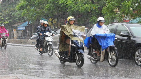 Dự báo thời tiết 13/9: Bắc Bộ mưa rào vài nơi, Nam Bộ mưa to đến rất to