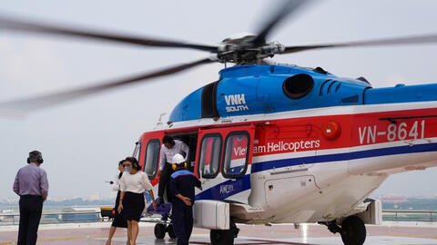 TPHCM khai thác tour trực thăng ngắm thành phố