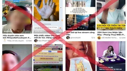 Cảnh báo thủ đoạn lừa đảo xem bói, giải hạn trên mạng xã hội