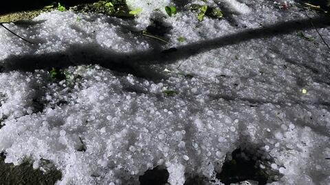Mưa đá tại nhiều xã vùng cao Tuyên Quang