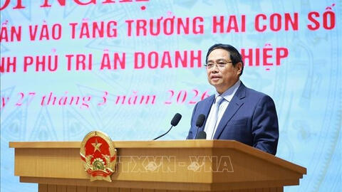 Thủ tướng chủ trì Hội nghị Doanh nghiệp góp phần vào tăng trưởng hai con số