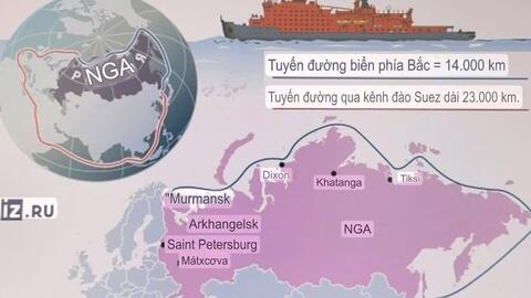 Nga mời phương Tây khai thác tuyến Bắc Cực, né Hormuz