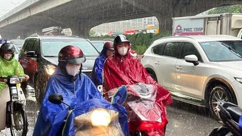 Dự báo khu vực mưa dông, có nơi mưa to trên 80mm/24 giờ