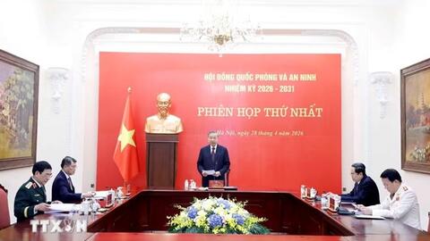 Tổng Bí thư, Chủ tịch nước chủ trì phiên họp Hội đồng Quốc phòng và An ninh