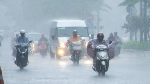 Dự báo thời tiết ngày 8/5: Bắc Bộ mưa to, Nam Bộ nắng nóng