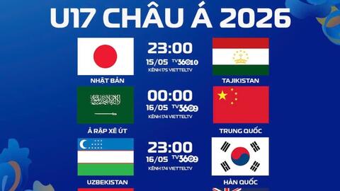 Lịch thi đấu tứ kết U17 châu Á 2026: U17 Việt Nam vs U17 Australia